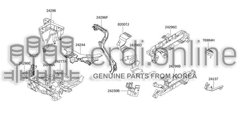 BRACKET 24296-0022R 242960022R 24296 0022R