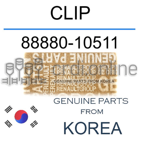 CLIP [ORIGINAL] 88880-10511 8888010511 88880 10511