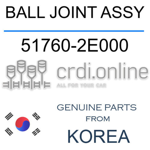 BALL JOINT ASSY 51760-2E000 517602E000 51760 2E000