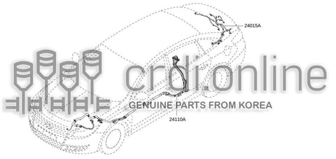 HARNESS-REAR BUMPER 24015-4233R 240154233R 24015 4233R