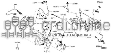 SENSOR-DPF PRESS 22770-2184R 227702184R 22770 2184R