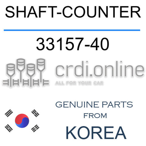 SHAFT-COUNTER [ORIGINAL] 33157-40 3315740 33157 40