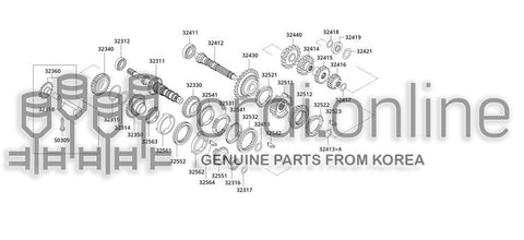 BEARING ASSY-BALL 32316-11010 3231611010 32316 11010