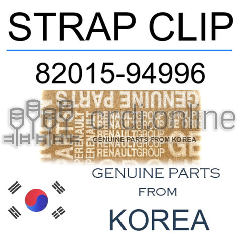 STRAP CLIP [ORIGINAL] 82015-94996 8201594996 82015 94996