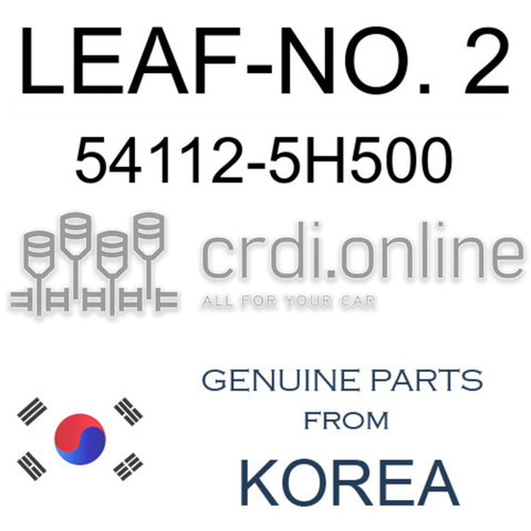 LEAF-NO. 2 [ORIGINAL] 54112-5H500 541125H500 54112 5H500