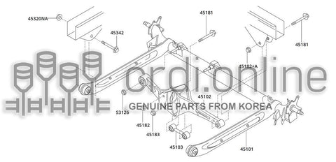 ABSORBER ASSY-SHOCKREAR 45310-31700 4531031700 45310 31700