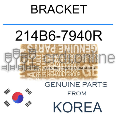 BRACKET [ORIGINAL] 214B6-7940R 214B67940R 214B6 7940R