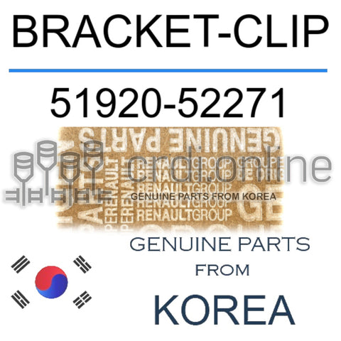 BRACKET-CLIP [ORIGINAL] 51920-52271 5192052271 51920 52271