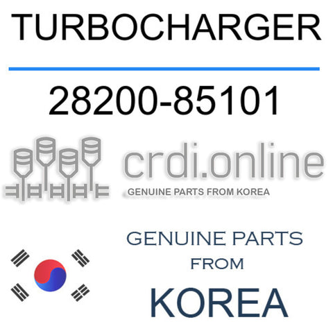 TURBOCHARGER [ORIGINAL] 28200-85101 2820085101 28200 85101
