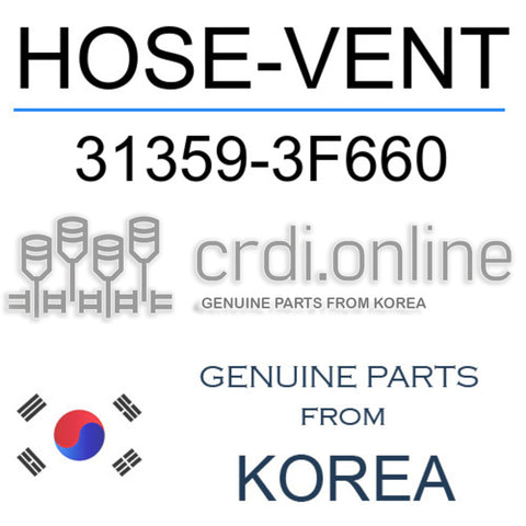 HOSE-VENT 31359-3F660 313593F660 31359 3F660
