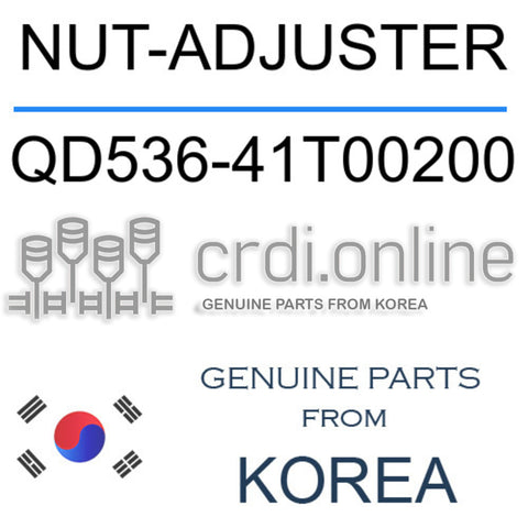 NUT-ADJUSTER [ORIGINAL] QD536-41T00200 QD53641T00200 QD536 41T00200
