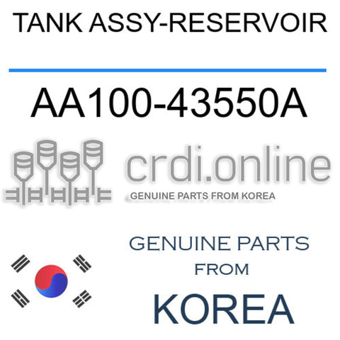 TANK ASSY-RESERVOIR AA100-43550A AA10043550A AA100 43550A