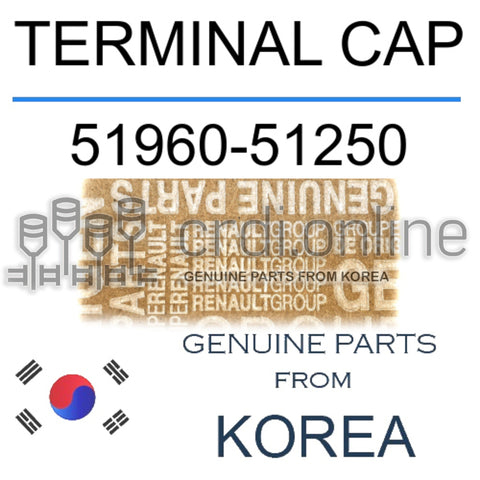 TERMINAL CAP [ORIGINAL] 51960-51250 5196051250 51960 51250