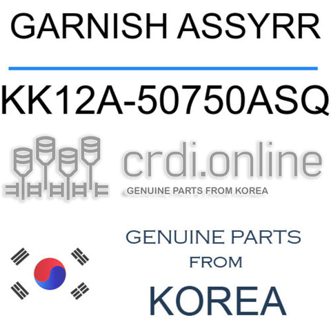 GARNISH ASSYRR [ORIGINAL] KK12A-50750ASQ KK12A50750ASQ KK12A 50750ASQ