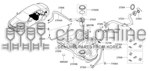 TANK ASSY-FUEL 17203-0027R 172030027R 17203 0027R