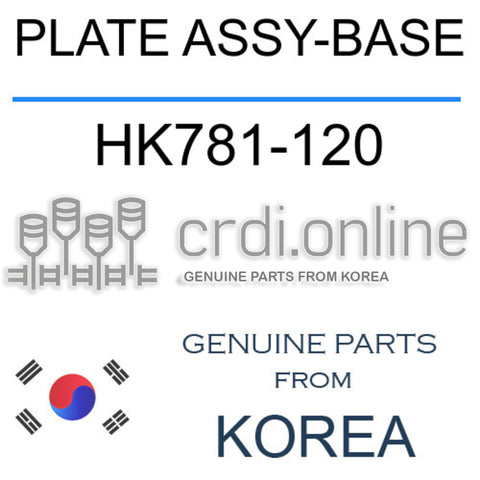 PLATE ASSY-BASE [ORIGINAL] HK781-120 HK781120 HK781 120