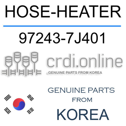 HOSE-HEATER [ORIGINAL] 97243-7J401 972437J401 97243 7J401