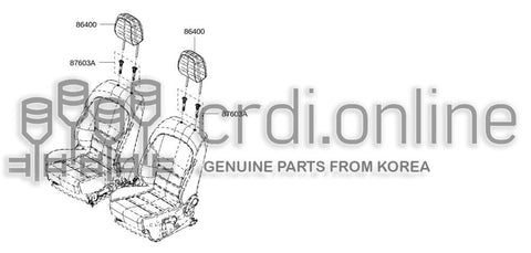 HEADREST ASSY-FRONT SEAT 86400-1797R 864001797R 86400 1797R