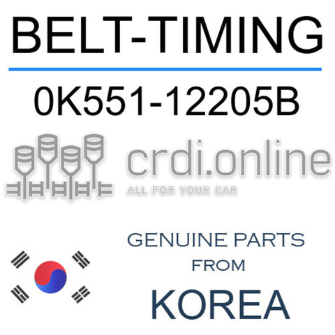 BELT-TIMING 0K551-12205B 0K55112205B 0K551 12205B