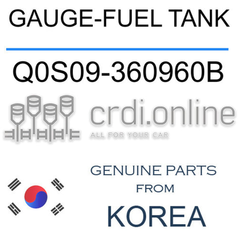 GAUGE-FUEL TANK [ORIGINAL] Q0S09-360960B Q0S09360960B Q0S09 360960B