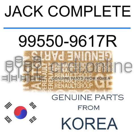 JACK COMPLETE [ORIGINAL] 99550-9617R 995509617R 99550 9617R