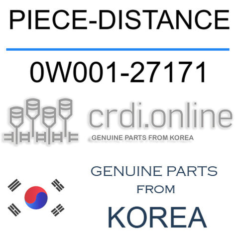 PIECE-DISTANCE 0W001-27171 0W00127171 0W001 27171