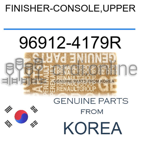 FINISHER-CONSOLE,UPPER [ORIGINAL] 96912-4179R 969124179R 96912 4179R