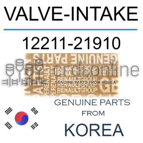 VALVE-INTAKE [ORIGINAL] 12211-21910 1221121910 12211 21910