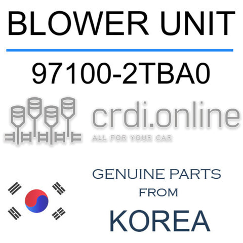 BLOWER UNIT 97100-2TBA0 971002TBA0 97100 2TBA0