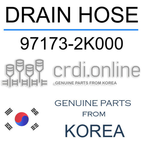 DRAIN HOSE [ORIGINAL] 97173-2K000 971732K000 97173 2K000