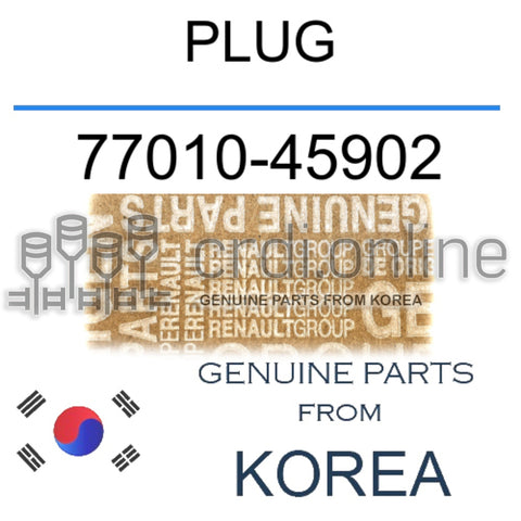 PLUG [ORIGINAL] 77010-45902 7701045902 77010 45902