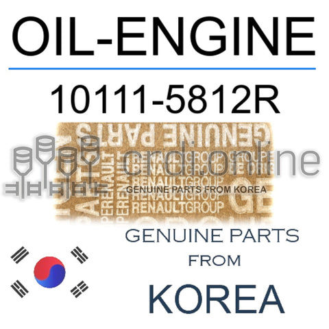 OIL-ENGINE [ORIGINAL] 10111-5812R 101115812R 10111 5812R