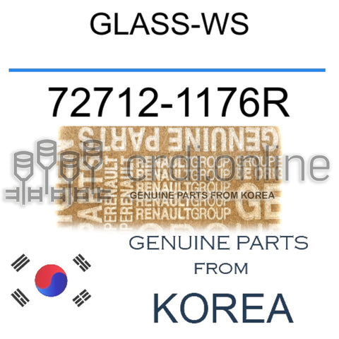 GLASS-WS [ORIGINAL] 72712-1176R 727121176R 72712 1176R