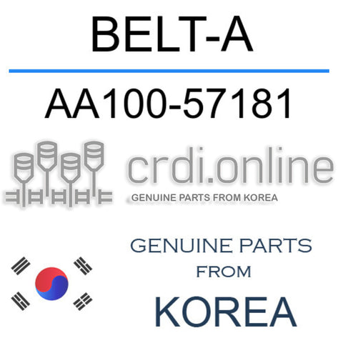 BELT-A AA100-57181 AA10057181 AA100 57181