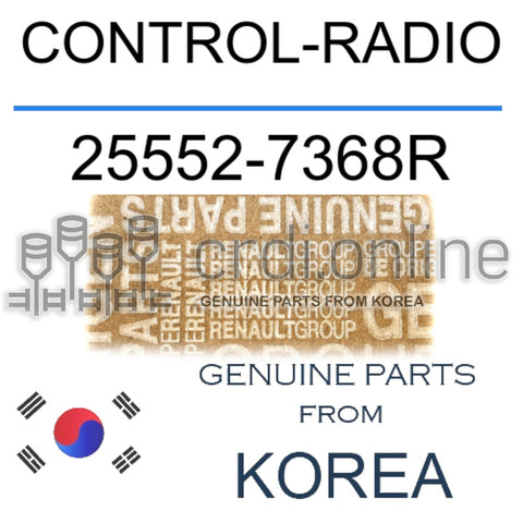 CONTROL-RADIO [ORIGINAL] 25552-7368R 255527368R 25552 7368R