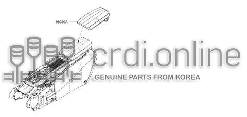 LID ASSY-CONSOLE 96920-4735R 969204735R 96920 4735R