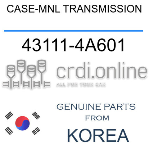 CASE-MNL TRANSMISSION [ORIGINAL] 43111-4A601 431114A601 43111 4A601