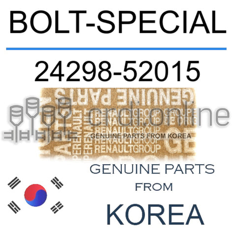 BOLT-SPECIAL [ORIGINAL] 24298-52015 2429852015 24298 52015