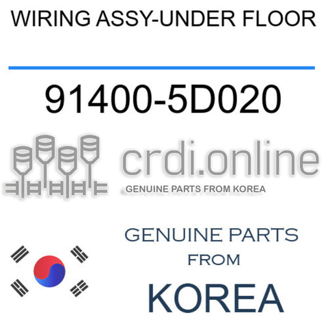 WIRING ASSY-UNDER FLOOR [ORIGINAL] 91400-5D020 914005D020 91400 5D020