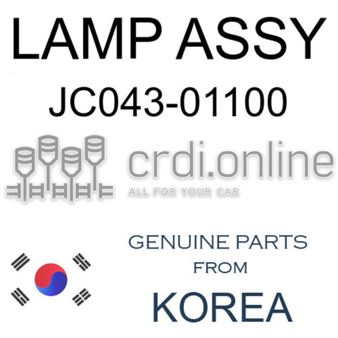 LAMP ASSY [ORIGINAL] JC043-01100 JC04301100 JC043 01100