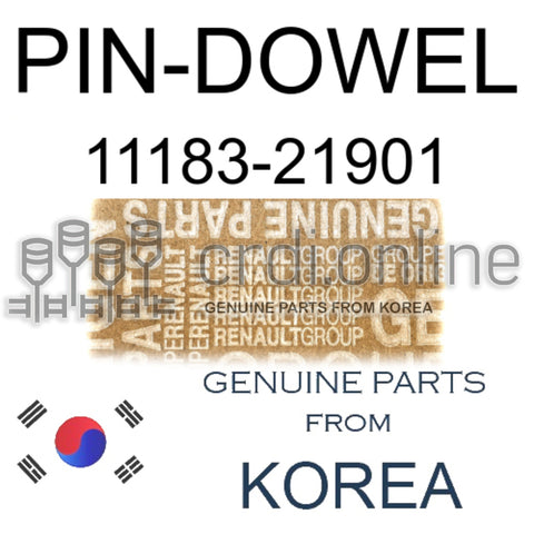 PIN-DOWEL [ORIGINAL] 11183-21901 1118321901 11183 21901