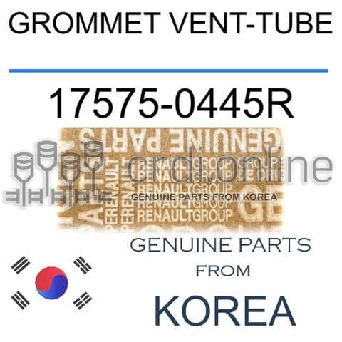 GROMMET VENT-TUBE [ORIGINAL] 17575-0445R 175750445R 17575 0445R