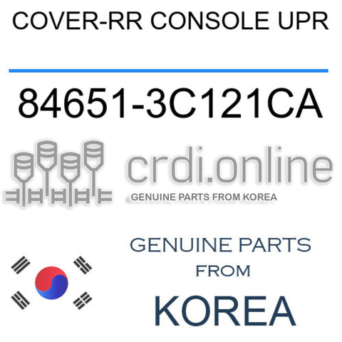 COVER-RR CONSOLE UPR [ORIGINAL] 84651-3C121CA 846513C121CA 84651 3C121CA