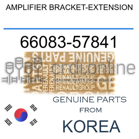 AMPLIFIER BRACKET-EXTENSION [ORIGINAL] 66083-57841 6608357841 66083 57841