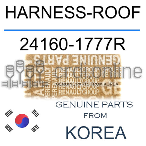 HARNESS-ROOF [ORIGINAL] 24160-1777R 241601777R 24160 1777R