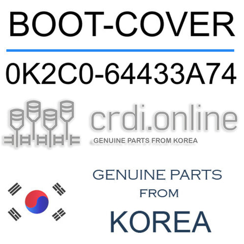 BOOT-COVER 0K2C0-64433A74 0K2C064433A74 0K2C0 64433A74