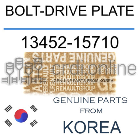BOLT-DRIVE PLATE [ORIGINAL] 13452-15710 1345215710 13452 15710