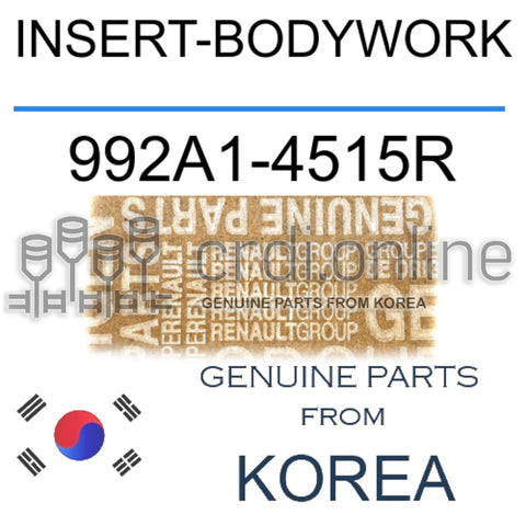 INSERT-BODYWORK [ORIGINAL] 992A1-4515R 992A14515R 992A1 4515R