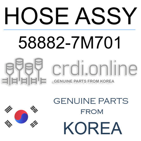 HOSE ASSY [ORIGINAL] 58882-7M701 588827M701 58882 7M701
