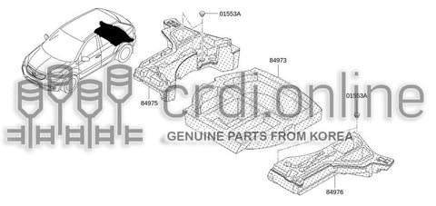 BOX-LUGGAGE FLOORFRONT 84973-JY10A 84973JY10A 84973 JY10A